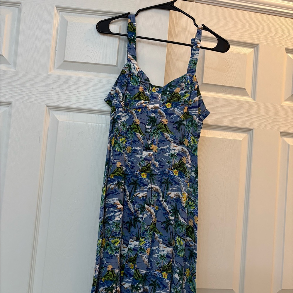 Floral Blue Kids One Piece